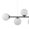 Stylowa lampa sufitowa kula CELESTE 5x E27 60W dł. 96cm | czarny 6219