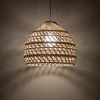 Lampa wisząca BOHO M śr. 43cm E27 | naturalne drewno/biały 11151