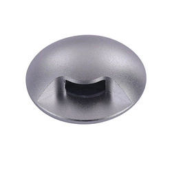 Zewnętrzny kinkiet BASILIO 5,2cm 3W LED ciepła biel 3000K | srebrny