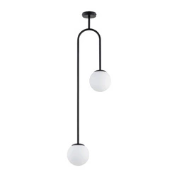 Lampa sufitowa ALFA VECTOR CZARNA 2xE14 33cm | 62448