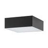 Plafon LID SQUARE LED 11cm 15W barwa ciepła 3000K | czarny 10424