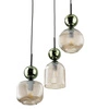 SOPHIA GREEN COGNAC LAMPA WISZĄCA 3XE14