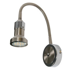 Kinkiet ARKON na regulowanym wysięgniku 91-60037 satyna nikiel/chrom 1xGU10