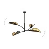 Lampa sufitowa Emibig LOTUS 4 Czarny/GOLD 1106/4