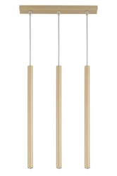 Lampa Sigma SOPEL 3 PROSTY ZŁOTY MAT lampa wisząca 33403
