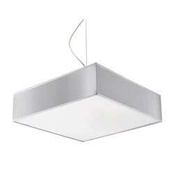 Lampa wisząca Sollux HORUS 35 Lampa PVC, Stal, szary 2 x 15W LED, SL.0131