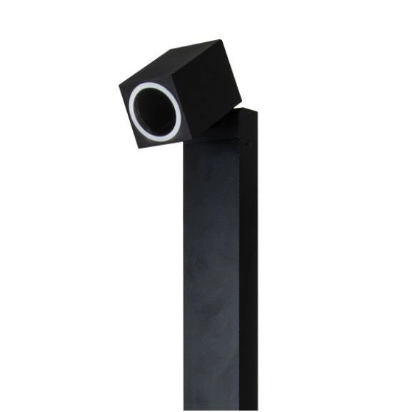 Słupek zewnętrzny QUAZAR 15S czarny 100cm