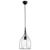 Lampa z drutu VITRO I black 23cm
