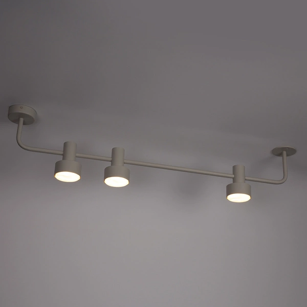 Lampa Sigma MONA 3 plafon szary beż 40906