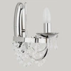 Kinkiet świecznik KSENIA kryształki chrom