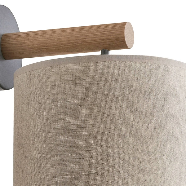 Kinkiet DEVA NATURE 6106 E27 60W w skandynawskim stylu | beżowy 6106