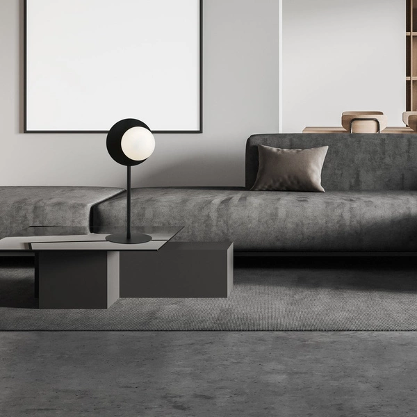 Lampa biurkowa Emibig OSLO LN Czarny/OPAL 1187/LN