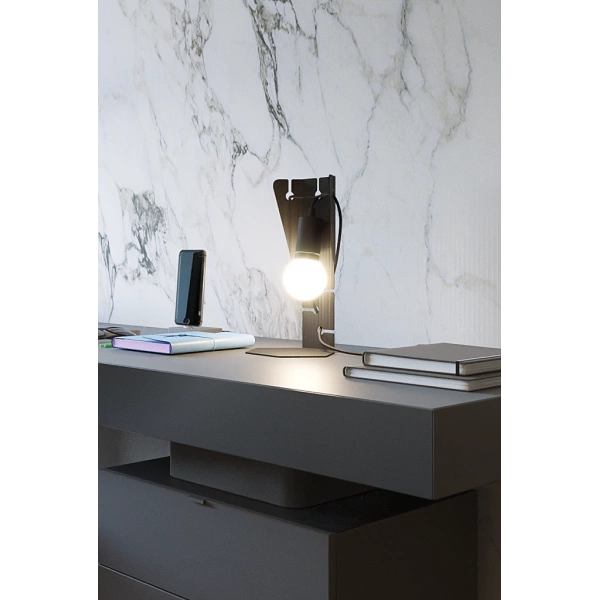 Lampa biurkowa ARBY SL.0880 czarna 1xE27