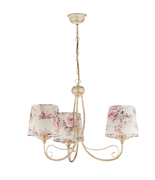 Klasyczny Żyrandol SARA wys. 80cm 3xE27 15W IP20 | Ecrie