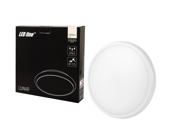 Plafon LED line okrągły 16W 4000K barwa neutralna IP65 26,5cm