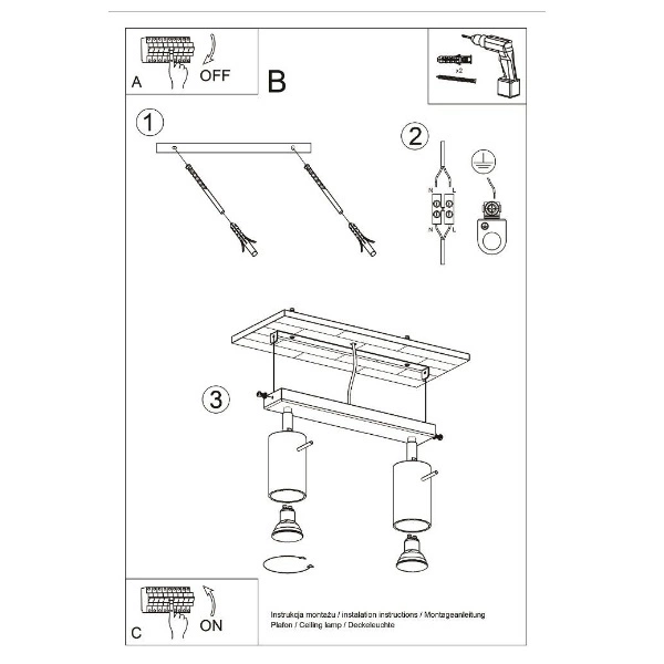Plafon RING 2 chrom SL.0728