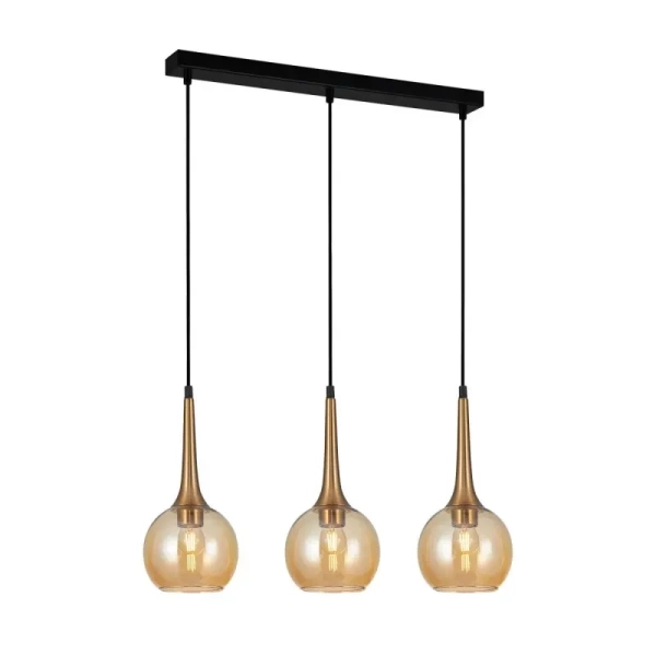 Lampa wisząca Italux Favera PND-42361-3-BRO-AMB