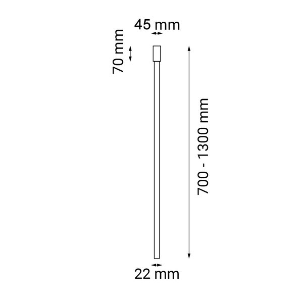 Plafon alha Y - Biały (900 mm) 9153 Antigo