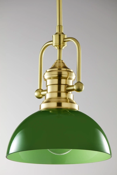 Klasyczna Lampa wisząca PLATINO wys. 166cm 1xE27 15W IP20 | mosiądz szczotkowany