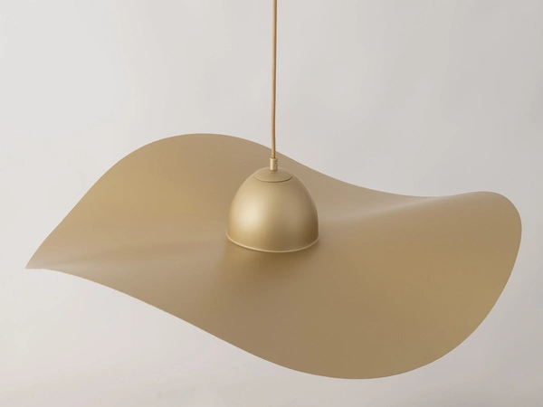 Designerska lampa wisząca KAPELLO L E27 60W śr. 76cm | złoty