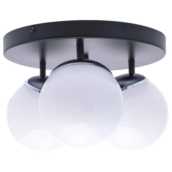 Lampa sufitowa nowoczesna szklana kula plafon SFERA III chrom śr. 35cm