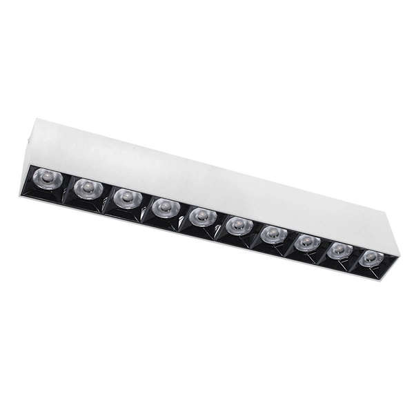 Lampa liniowa natynkowa 30w 3000K biało-czarna JDL-4T