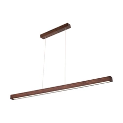 SMAL lampa wisząca LED zintegrowany 2722lm 3000K 34,5W drewno bukowe orzech ściemniacz dotykowy 1509976