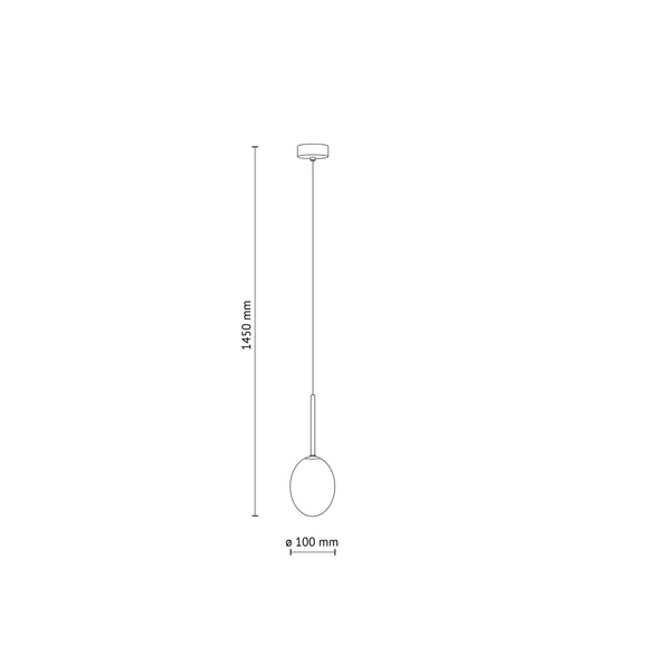 PEARL COGNAC LAMPA WISZĄCA 1XG9