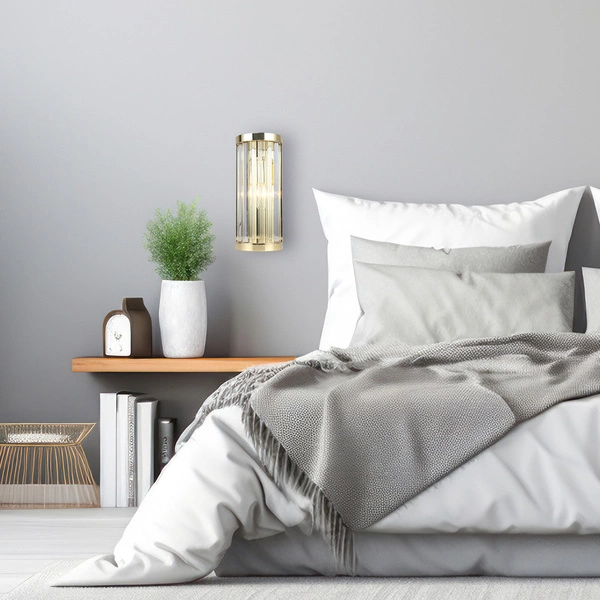 Kinkiet Vetro złoto 1xE14