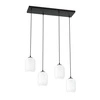 Lampa wisząca Emibig VERDI 4 BL OPAL 1435/4