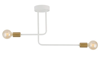 Lampa Sigma GINO 2 plafon biały złoty 32379