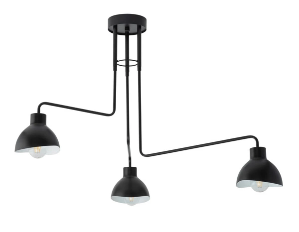 Lampa Sigma HOLI 3 plafon czarny biały 32449