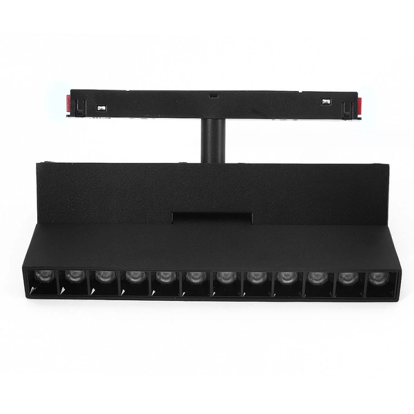 Reflektor łamany szyny magnetycznej LED 12W 3000K ciepła | czarny