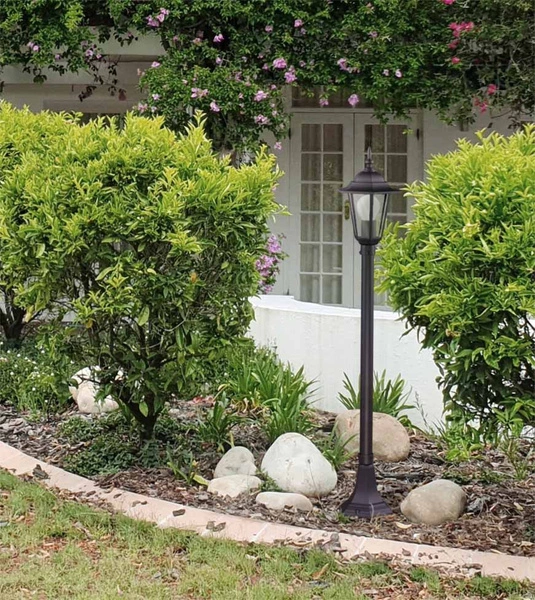 Lampa ogrodowa stojąca K-6009B CZARNY z serii STANDARD