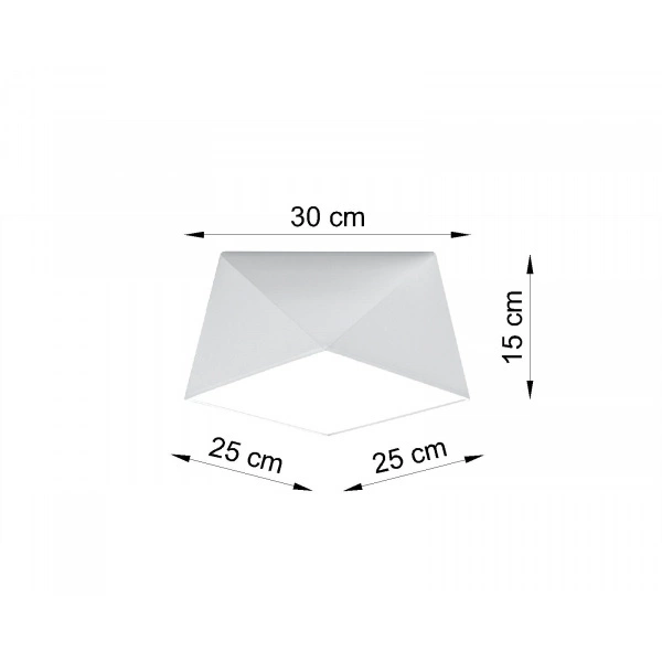 Plafon HEXA 25 SL.0686 biały 1xE27