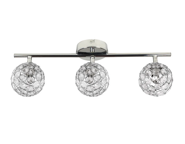 Lampa sufitowa SRARLET listwa 93-85934 chrom/transparentny 3xG9