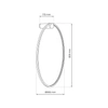 Kinkiet SATURNO, złoty, 46W LED, barwa neutralna 4000K, ML8853