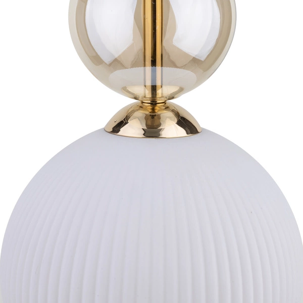 SOPHIA COGNAC WHITE LAMPA WISZACA 1XE14