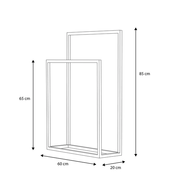 Podwójny wieszak KS-10 TOWEL II - KAJA HOME