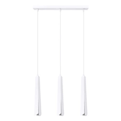 Lampa wisząca PRYSM 3L biała