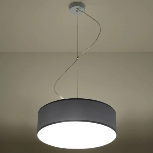 Lampa Wisząca ARENA 35 PVC Stal szary 2 x 15W LED, SL.0116