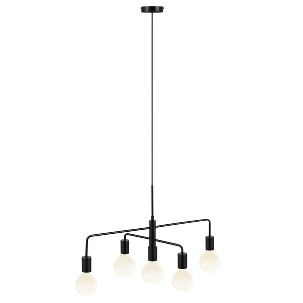 Lampa wisząca GLOOM E27 40W Metal | Czarny