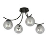 Lampa sufitowa Emibig BOSTON 4 Czarny/GRAFIT 1110/4