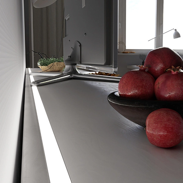 Profil LED P4-1 100cm szer. 15mm | do osłonek C1/C4/C11/C13 | czarny