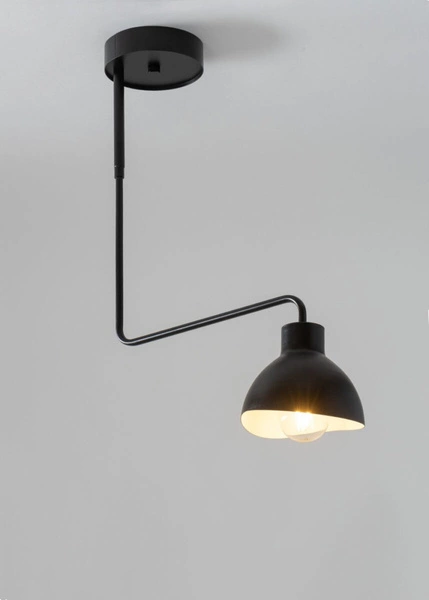 Lampa Sigma HOLI 1 plafon czarny biały 32445