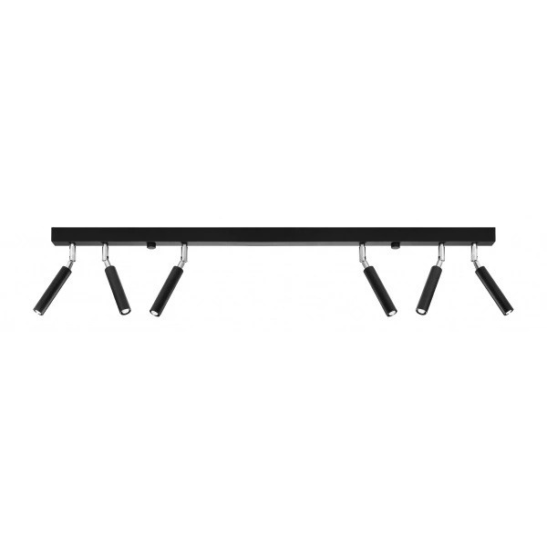 Nowoczesna lampa sufitowa EYETECH 6 SL.0901 czarna 6xG9