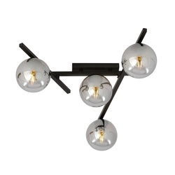 Lampa sufitowa Emibig SMART 4 Czarny/GRAFIT 1104/4