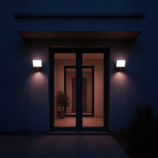 Naświetlacz LED Davos 30W 2000lm 4000K Czarny Premium PIR