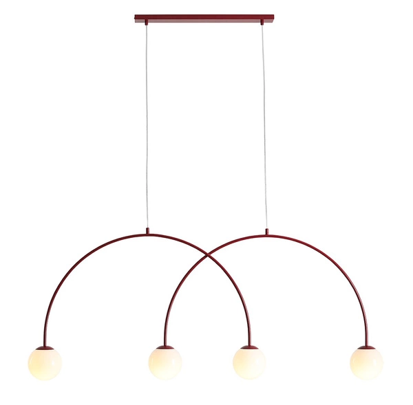 LAMPA WISZĄCA UNA 4 RED WINE L