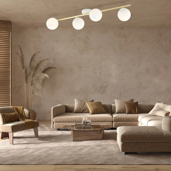 Lampa sufitowa Emibig SPLENDI 4 WH OPAL 1249/4